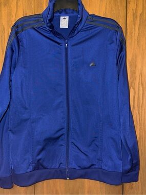 adidas purple  Full-Zip Performance Jacket Women Large